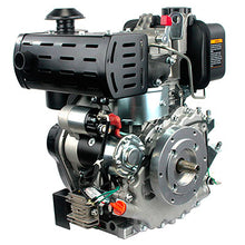 Carica l'immagine nel visualizzatore di Gallery, motore diesel monocilindrico cilindrata 227 cm³ potenza netta 3,3 kw 4,5 hp 3600 giri min avviamento a strappo ed elettrico
