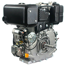 Carica l'immagine nel visualizzatore di Gallery, motore diesel monocilindrico cilindrata 349 cm³ potenza netta 4,9 kw 6,7 hp 3600 giri min avviamento a strappo ed elettrico
