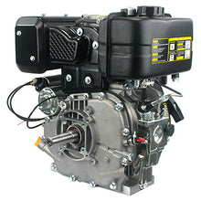 Carica l'immagine nel visualizzatore di Gallery, motore diesel monocilindrico cilindrata 349 cm³ potenza netta 4,9 kw 6,7 hp 3600 giri min avviamento a strappo ed elettrico
