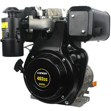Carica l'immagine nel visualizzatore di Gallery, motore monocilindrico diesel cilindrata 462 cm³ potenza netta 6,8 kw 9,3 hp 3600 giri min avviamento a strappo autoavvolgente
