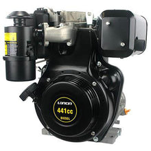 Carica l'immagine nel visualizzatore di Gallery, motore monocilindrico cilindrata 441 cm³ potenza netta 6,8 kw 9,3 hp 3600 giri min avviamento a strappo autoavvolgente
