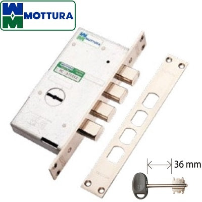 serratura mottura 72110 doppia mappa 2 mandate 25 mm