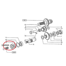 Carica l&#39;immagine nel visualizzatore di Gallery, protezione anello paraolio disco scodellino fiat new holland cnh codice 5109919
