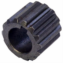Carica l'immagine nel visualizzatore di Gallery, Semigiunto scanalato con 14 denti DIN 25x22 Z14 per pompa gruppo 2 con albero conico 1:8 chiavetta 4mm
