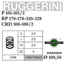 Carica l&#39;immagine nel visualizzatore di Gallery, serie segmenti fasce ruggerini
