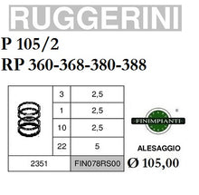 Carica l&#39;immagine nel visualizzatore di Gallery, serie segmenti fasce ruggerini 
