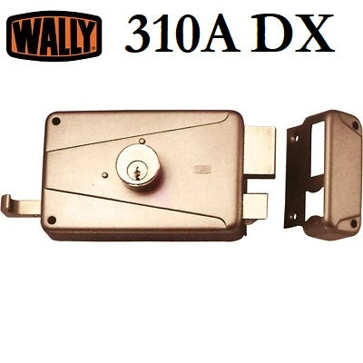 serratura portoncino per serramenti in legno da applicare doppio cilindro entrata dx 3 chiavi 310a wally