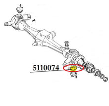 Carica l&#39;immagine nel visualizzatore di Gallery, spessore perno fuso a snodo ricambio originale per trattori new holland cnh fiat codice 5110074
