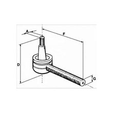 Carica l'immagine nel visualizzatore di Gallery, TESTINA STERZO ADATTABILE A CASE CNH 5109553, 5144846, 9955310 DX
