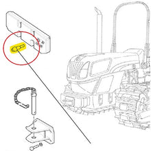 Carica l&#39;immagine nel visualizzatore di Gallery, vite colonnetta zavorra m16x1,5 fiat new holland cnh codice 5130366
