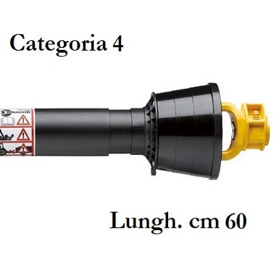 albero cardanico categoria 4 omologato 60 cm