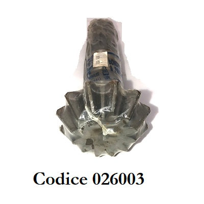 albero pignone fresatrice celli ricambio codice 026003 codice bondioli e pavesi 292120301