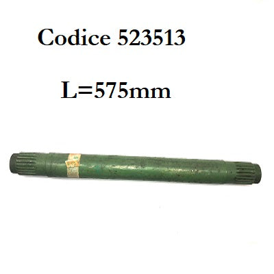 albero semiasse lunghezza 575 millimetri fresatrice celli codice 523513