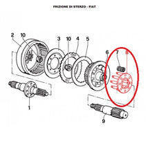 Carica l&#39;immagine nel visualizzatore di Gallery, anello porta molla frizione sterzo new holland codice 5104725 566502
