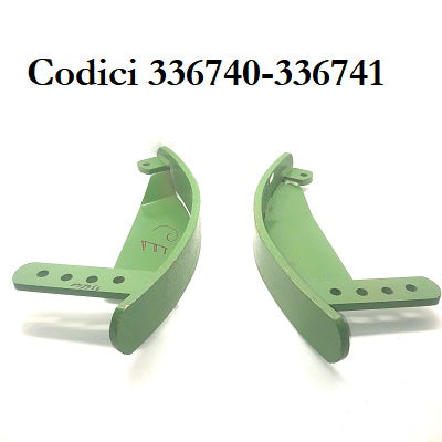 coppia slitta pattino sinistra e destra con protezione per fresatrice celli modelli ce derby alpha codice 336740 e 336741