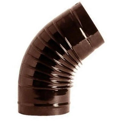 curva gomito 65 pieghettata smaltata marrone marca ala 8018915100755