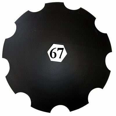 Ama Disco Frangizolle Dentato 460mm – Acciaio Al Boro, Foro Quadro 26mm, Made In Italy, Ideale Per Agricoltura