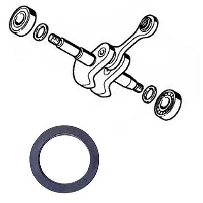 disco rondella anello di spessore albero motore originale per motoseghe stihl ms 192 codice 11370360300