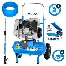 Carica l&#39;immagine nel visualizzatore di Gallery, motocompressore hobby kit air campagnola mc220
