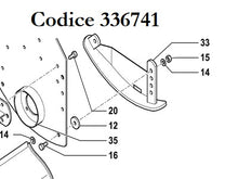 Carica l&#39;immagine nel visualizzatore di Gallery, pattino slitta destra con protezione per fresatrice celli modelli ce derby alpha codice 336741
