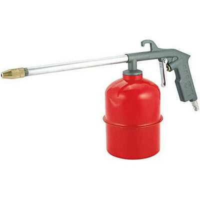 pistola lavaggio aria compressa con serbatoio per nafta olio