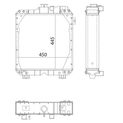 Serie Manicotti Radiatore Trattore Fiat, Ford, New Holland, Case, Kit Completo, Adattabile - Foto 7