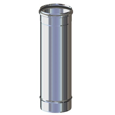 tubo per stufa 50 cm in acciaio inox 304 diametro 100 mm