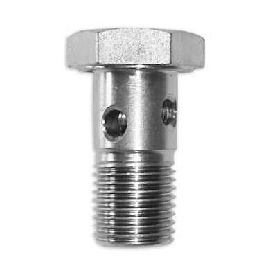 vite forata per raccordo ad occhio filettatura 3/8” bsp gas cilindrico